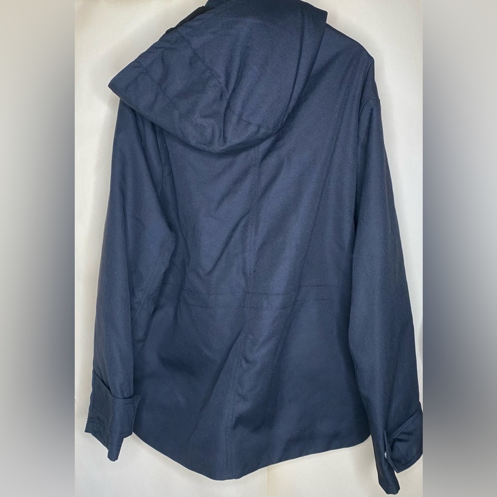 Zara New Men’s Padded Hooded Parka Black Sz Large - Picture 10 of 14